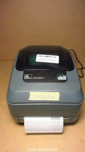 Zebra GK420T Label Printer DT/TT Network USB Etiketten 104mm 889,448 INCH + PSU - Afbeelding 1 van 5