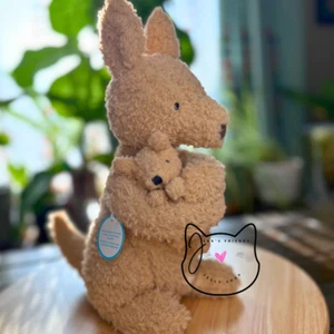 Peluche douce Jellycat HUDDLES KANGOUROU neuve avec étiquette retirée bébé Joey animal marron - Photo 1/10