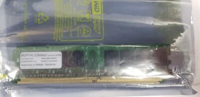 Buffalo D2U533B-S512/B, 1Rx8 DDR2 SDRAM 512MB 533Mhz CL4 - Image 1 of 3