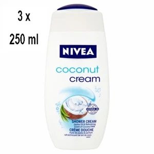 26,60€/L - 3er Pack Nivea Douchegel Women "Coconut Cream" - 250ml - Bild 1 von 1