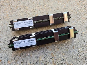 Lot of 2 TechWorks 2GB D2, 667Mhz, CL5 A2F667-E2G 240pin, 256Mx72 Apple - Picture 1 of 3