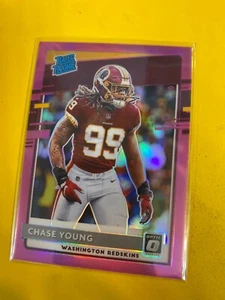RS7430 2020 Donruss Optic Preview Pink #P316 Chase Young RATED ROOKIE  - Picture 1 of 1