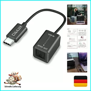 Cubilux USB C auf SPDIF Sender, unidirektionaler Typ C auf optischen Audioaus... - Bild 1 von 8
