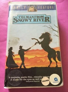 The Man From Snowy River (VHS, 1994) Fox Video Clamshell Kirk Douglas - Picture 1 of 1