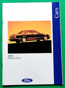 1991 FORD CARS Brochure inc XR4x4 XR2i Sapphire 2000E Escort Scorpio Cosworth - Picture 1 of 14