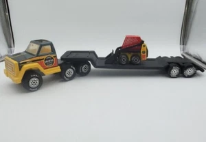 Vintage Tonka Stones Gravel Quarry Tractor trailer diecast bobcat 1978 VGUC - Picture 1 of 14