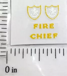 Matchbox 59C Ford Galaxie Fire Chief Aufkleber Set MB-59C - Bild 1 von 1