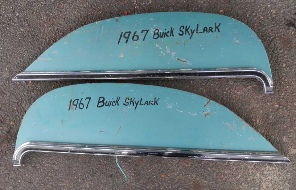 Par de faldas guardabarros 1967 Buick Skylark OEM RH y LH Foto 1 de 4