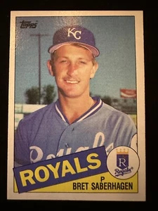 1985 Topps Bret Saberhagen (#23) NM Rookie Card, Cy Young ^GRUMPYBUCK^ - Foto 1 di 2