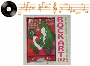 More details for rock art the family dog concert posters 1966 – 1968 1994 calendar