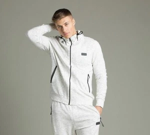 Alphalab Base Full Zip Ecru Black Hooded Jacket Medium UVP 69,99£ TD9 TT 06 - Bild 1 von 5