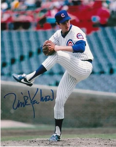 MIKE KRUKOW  CHICAGO CUBS  ACTION SIGNED 8x10 - Picture 1 of 1