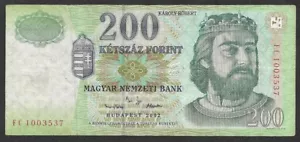 HUNGARY 200 forint 2002 P-187 circulated series FC 1003537 - Picture 1 of 2