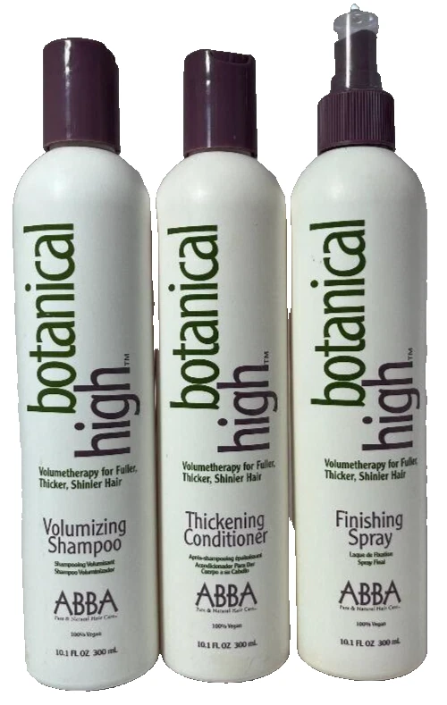 Combo de 3 piezas Abba Botanical Champú Acondicionador Acabado Spray Foto 1 de 1