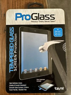 Tzumi Tempered Glass Screen Protection Pro Glass for iPad Mini 1, 2, or 3 - NEW! - Image 1 of 3
