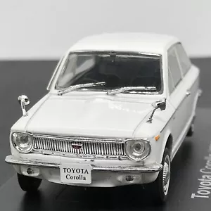 Mini Car Toyota Corolla 1966 White 1/43 Scale Box Display Diecast vol 16 - Picture 1 of 12