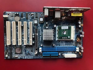 ASROCK K7VT4A PRO rev 2.01 Sockel 462 ATX-Motherboard + CPU Sempron 2400 - Bild 1 von 5