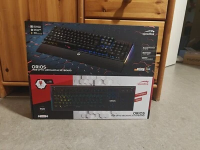 Gaming Tastatur Speedlink ORIOS RGB-OPTO MECHANICAL KEYBOARD (DE-Layout) - Bild 1 von 4