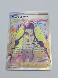 Elesa's Sparkle (Full Art) 147/159 Ultra Rare Crown Zenith Pokemon Card NM - Imagen 1 de 11