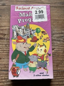 Richard Scarry's Making Progress And Two Other Stories VHS Kassette 1998 versiegelt - Bild 1 von 5