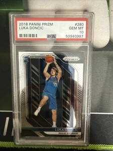 2018-19 Panini Prizm - Luka Doncic #280 (RC) PSA Gem Mint 10 Mavericks - Picture 1 of 2