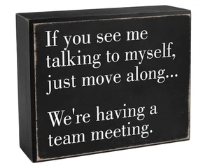 Lustiges Büro Deko Schild für Kabinendeko oder Schreibtischdeko für Frauen Büro - Bild 1 von 5