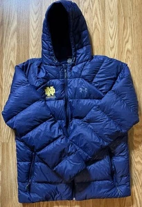Notre Dame Football Team Issued Under Armour Coat Size Large - Picture 1 of 5