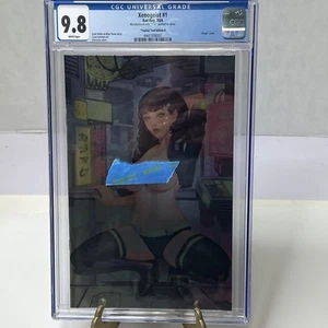 Xenogeist #1 Dravacus Virgin edición en topless lámina Bad Bug Media CGC 9.8 A0 - Imagen 1 de 10