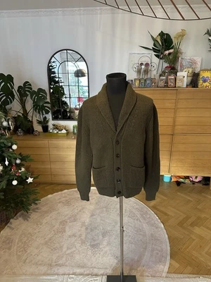 Cárdigan Tom Ford Nuevo con Etiquetas Talla 44/54 Cachemira Alpaca y Seda Verde Oscuro PVP 2499 $ Foto 1 de 4