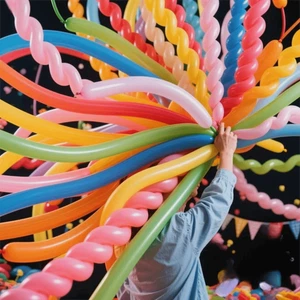 20pcs Latex Inflatable Balloons Twist Spiraal Balloon Holiday Decorations - Picture 1 of 7