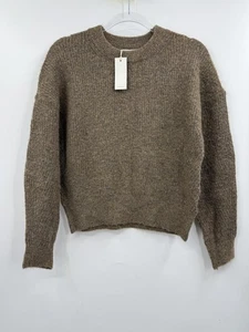 Heartloom Pullover Damen mittelbraun Rundhals Pullover meliert Strick gerippt - Bild 1 von 8