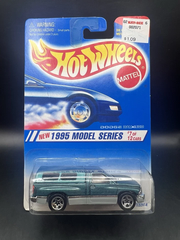 Dodge Ram 1500 serie modelo 1995 Hot Wheels en verde 5SP coleccionista #348 Foto 1 de 3