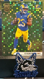 2024 Panini Donruss Elite - Green Disco - #63 Kyren Williams - Rams - Picture 1 of 3