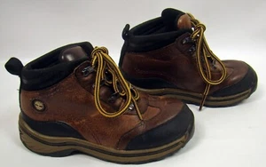 Timberland braun Leder Back Road Hiker Kleinkind Stiefeletten 22813 Größe 10 - Bild 1 von 4