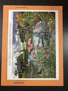 USPS 4099 Southern Florida Wetland primo giorno di emissione - Foto 1 di 2