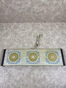 Vintage Hostess Warm-O-Tray #60 Blue Cornflower Pattern. Works - Picture 1 of 11