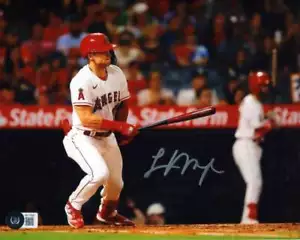 Logan O'Hoppe Signed Auto Autographed Los Angeles Angels 8x10 Photo #3 BAS COA - Picture 1 of 1