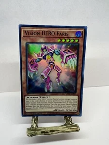 Tarjeta Yugioh Vision Hero Faris Foil GFP2 EN059 ultra rara primera edición - Imagen 1 de 4