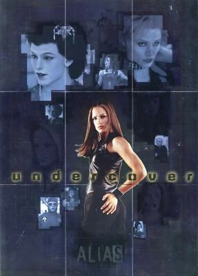 Alias Season 2 Undercover Foil Puzzle Chase Card Set U1 thru U9 Inkworks 2002 - Image 1 of 2