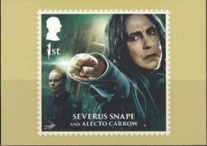 GREAT BRITAIN Severus Snape & Alecto Carrow PHQ Card - Picture 1 of 1
