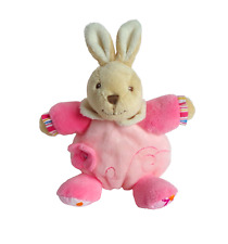 Hase Globus Kids Schmusetücher Kuscheltier Häschen rosa Blume 18cm Plüschtier