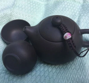 Tetera 120 ml Tetera Real Yixing Zisha Arcilla Pot Pu'er Tetera y 2 Tazas Teteras - Imagen 1 de 9