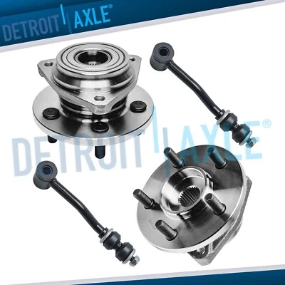 Front Wheel Hub Bearings Assembly SwayBar Links for Jeep Comanche Grand Cherokee - Imagem 1 de 4