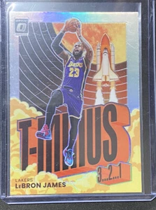 2021-22 Donruss Optic T-MINUS Silver Holo Prizm LeBron James #2 LA Lakers - Picture 1 of 2