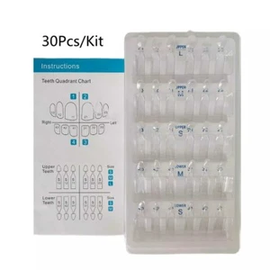 1Kit-30Pcs Dental Composite Resin Veneers Mould Light Cure Anterior Front Teeth - Picture 1 of 13