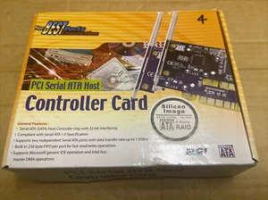 Best Ports Connection PCI Serial ATA Host Controller Card RAID SATA INTERNAL - Picture 1 of 10