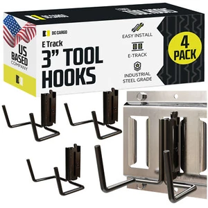 Colgador de herramientas DC Cargo E-Track, paquete de 3", 4 - Imagen 1 de 7