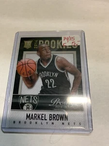 2014-15 Prestige Mystery Rookies #17 Markel Brown - Picture 1 of 2