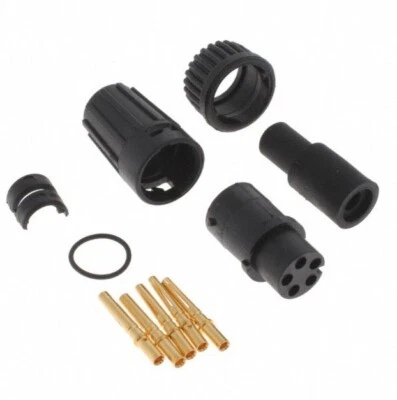 (5 Sets) Conxall Circular Connector 6380-5SG-519 Mini-Con Series Gold Contacts  - Image 1 of 3