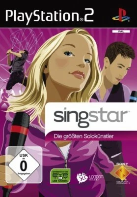 PS2 / Sony Playstation 2 Spiel - SingStar: Die großen Solokünstler mit OVP - Bild 1 von 4